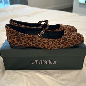NWOT leopard Mary Jane’s